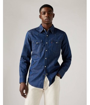 CAMISA TEJANA AZUL DE...