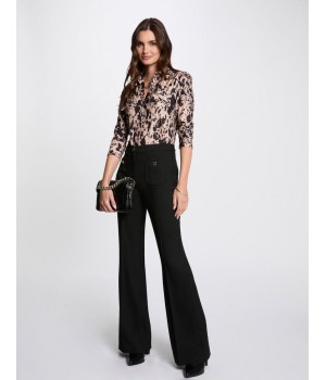 PANTALO BOOT-CUT DE DONA...