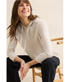 SUDADERA CON GORRO DE MUJER...
