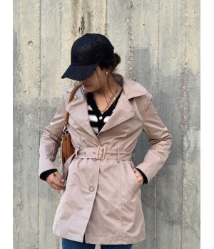 GABARDINA CORTA DE MUJER...