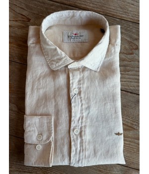 CAMISA LINO MANGA LARGA DE...