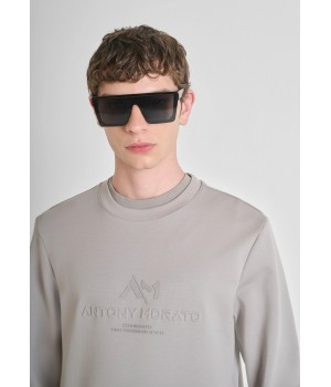 SUDADERA CUELLO REDONDO DE...