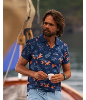 POLO ESTAMPADO MANGA CORTA...