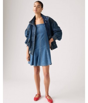 VESTIDO CORTO DENIM DE...