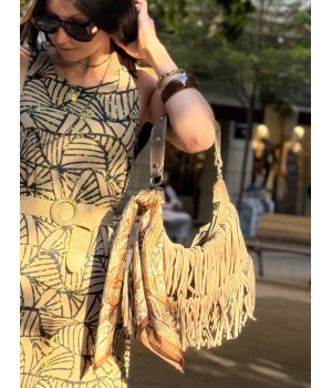 BOLSO BOHO FLECOS DE MUJER...