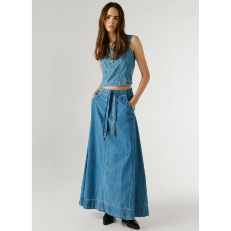 FALDA LARGA DENIM DE MUJER PEPE JEANS 