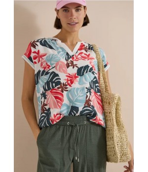 BLUSA MANGA CORTA DE MUJER...
