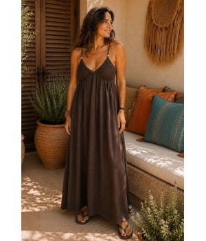 VESTIDO LARGO BOHO DE MUJER...