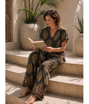 PANTALO AMPLE BOHO DE DONA...