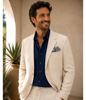 AMERICANA LINO DE HOMBRE...