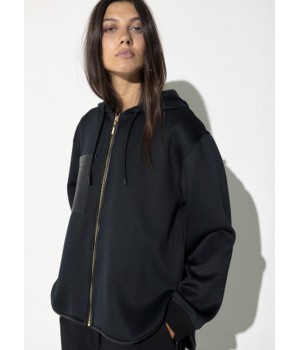 SUDADERA ABIERA CON CAPUCHA...
