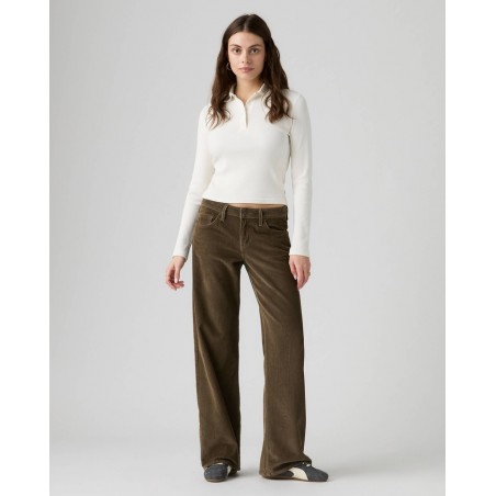 PANTALON PANA TIRO BAJO DE MUJER LEVI'S®