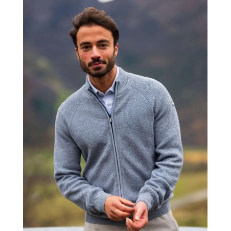 CARDIGAN CON CREMALLERA DE HOMBRE NEW ZEALAND 