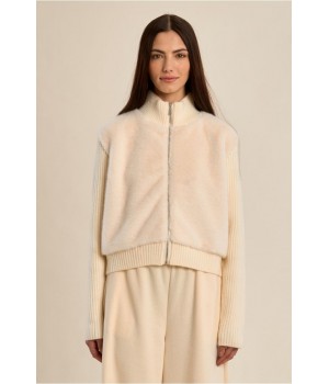 CHAQUETA CON CREMALLERA...