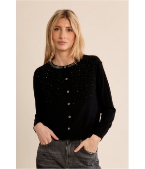 CARDIGAN CON PEDRERIA DE...
