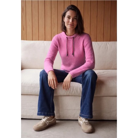 JERSEY CON CORDON EN EL CUELLO DE MUJER CECIL 