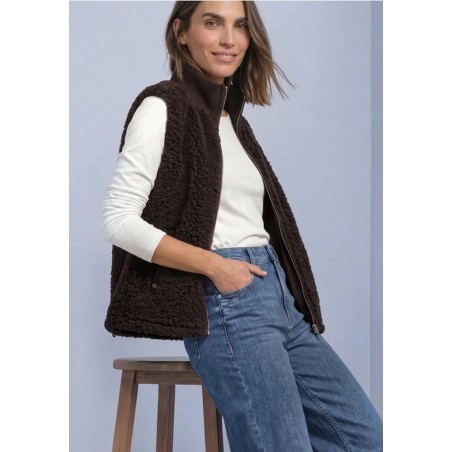 CHALECO PIEL SINTETICA DE MUJER STREET ONE 
