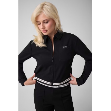 SUDADERA ABIERTA CON CREMALLERA DE MUJER GUESS 