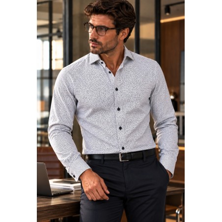 CAMISA MANGA LARGA TEJIDO TECH DE HOMBRE E&ABCN 