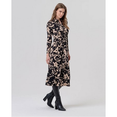 VESTIDO LARGO CAMISERO DE MUJER SURKANA 