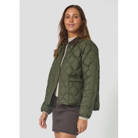 PLUMON CORTO CUELLO PANA DE MUJER JOTT 