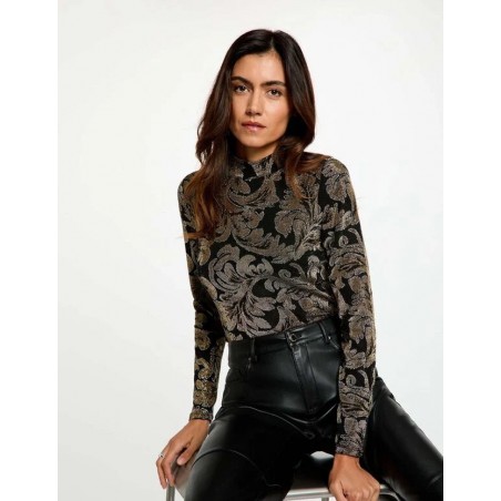 CAMISETA CUELLO ALTO DE MUJER MORGAN 