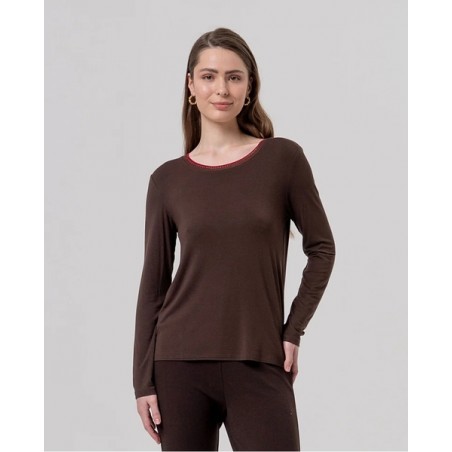 CAMISETA CUELLO REDONDO DE MUJER SURKANA 