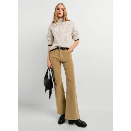 PANTALON PANA ACAMPANADO DE MUJER PEPE JEANS 