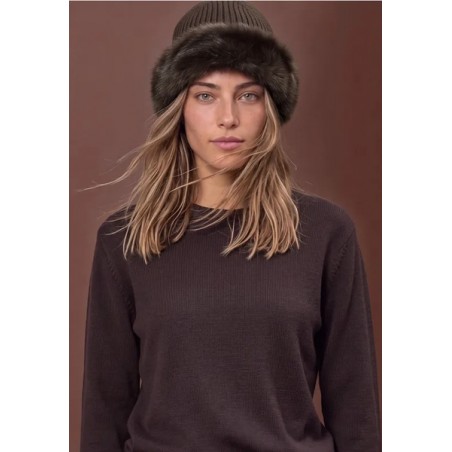 GORRO PIEL SINTETICA DE MUJER STREET ONE 