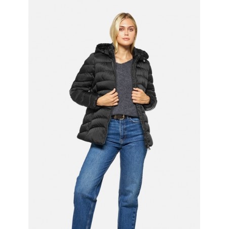 PLUMON CORTO BRILLANTE DE MUJER GEOX 