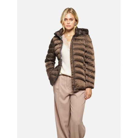 PLUMON CORTO BRILLANTE DE MUJER GEOX 
