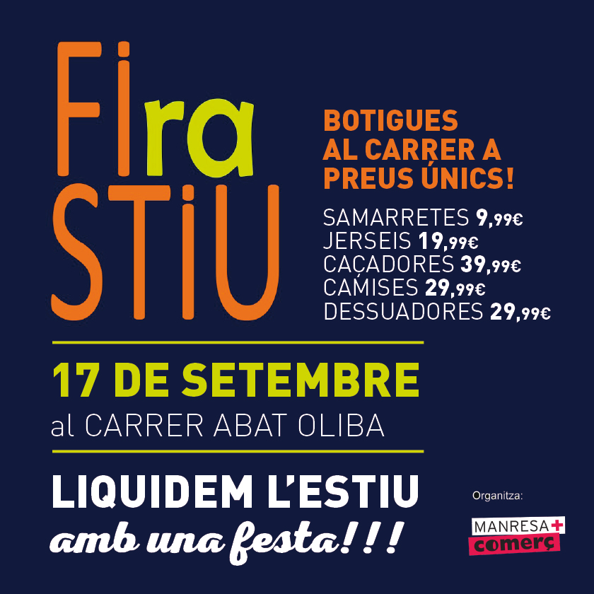 LIQUIDEM L'ESTIU | PREUS ÚNICS : BOTIGA AL CARRER ABAD OLIVA