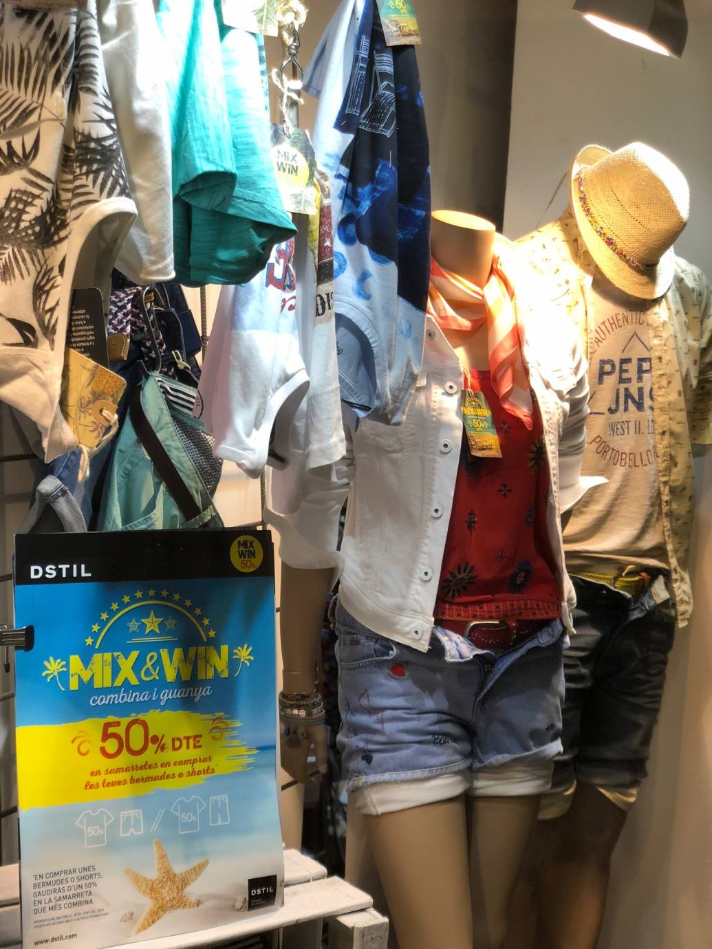 50% en samarretes ....MIX&WIN :guanya al comprar les teves bermudes
