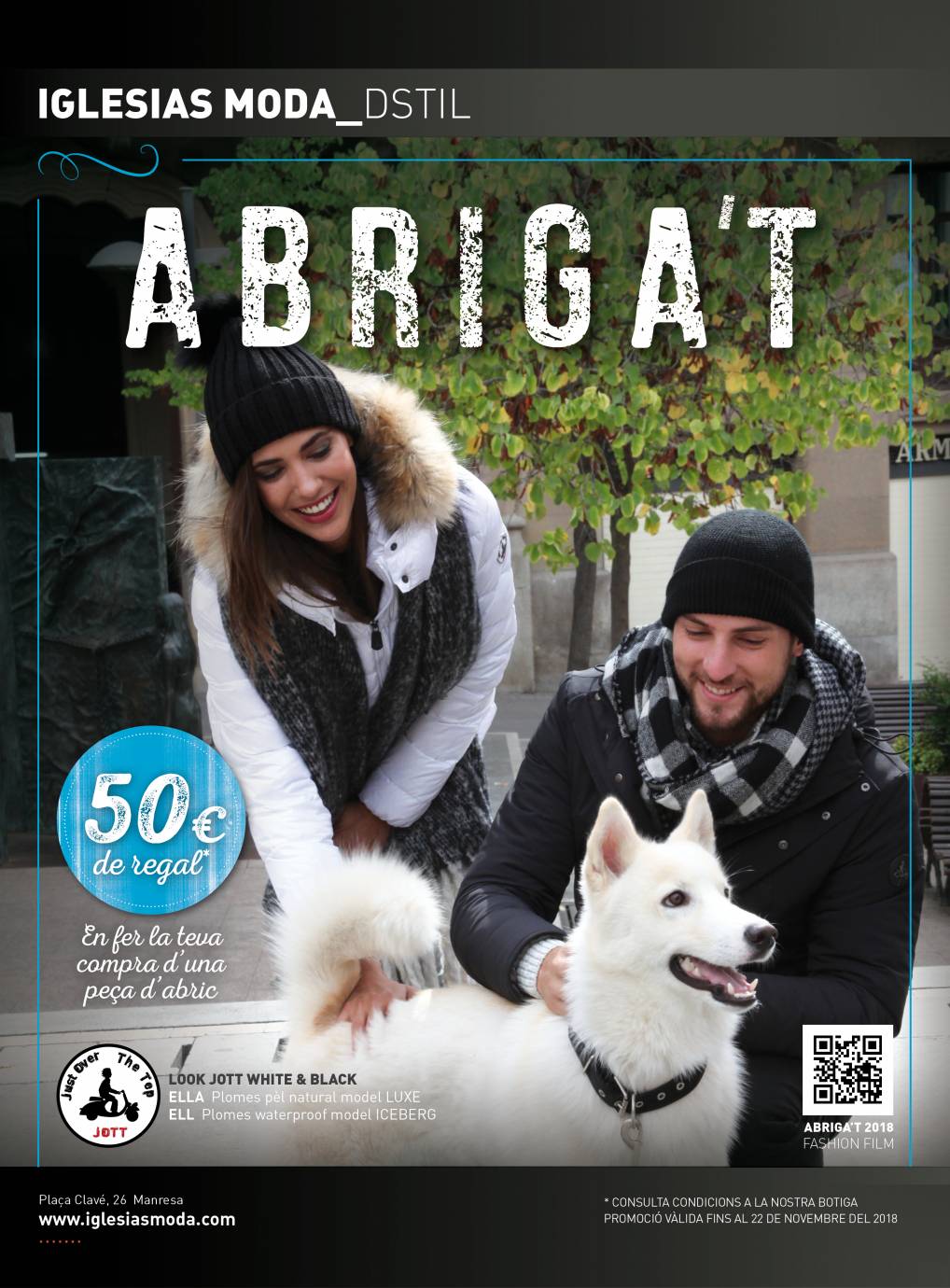 ABRIGA’T AMB JOTT i ACONSEGUEIX 50 € de REGAL