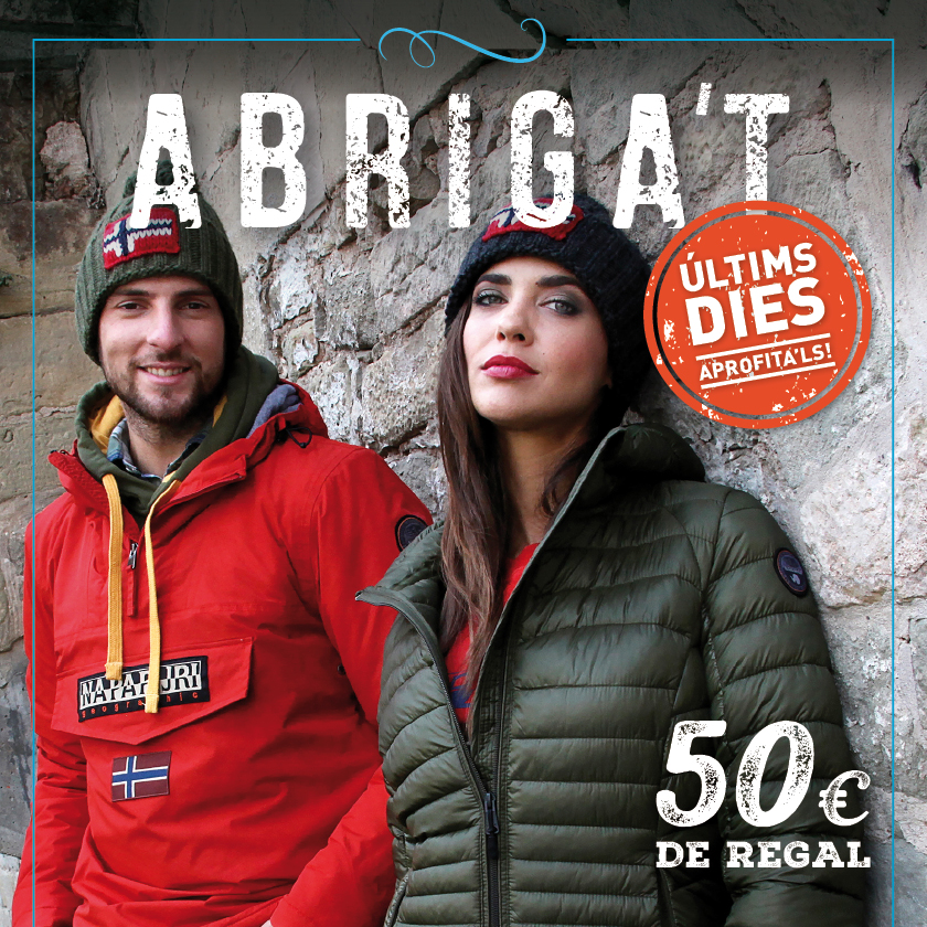 ÚLTIMS DIES promo ABRIGA'T... APROFITA'LS