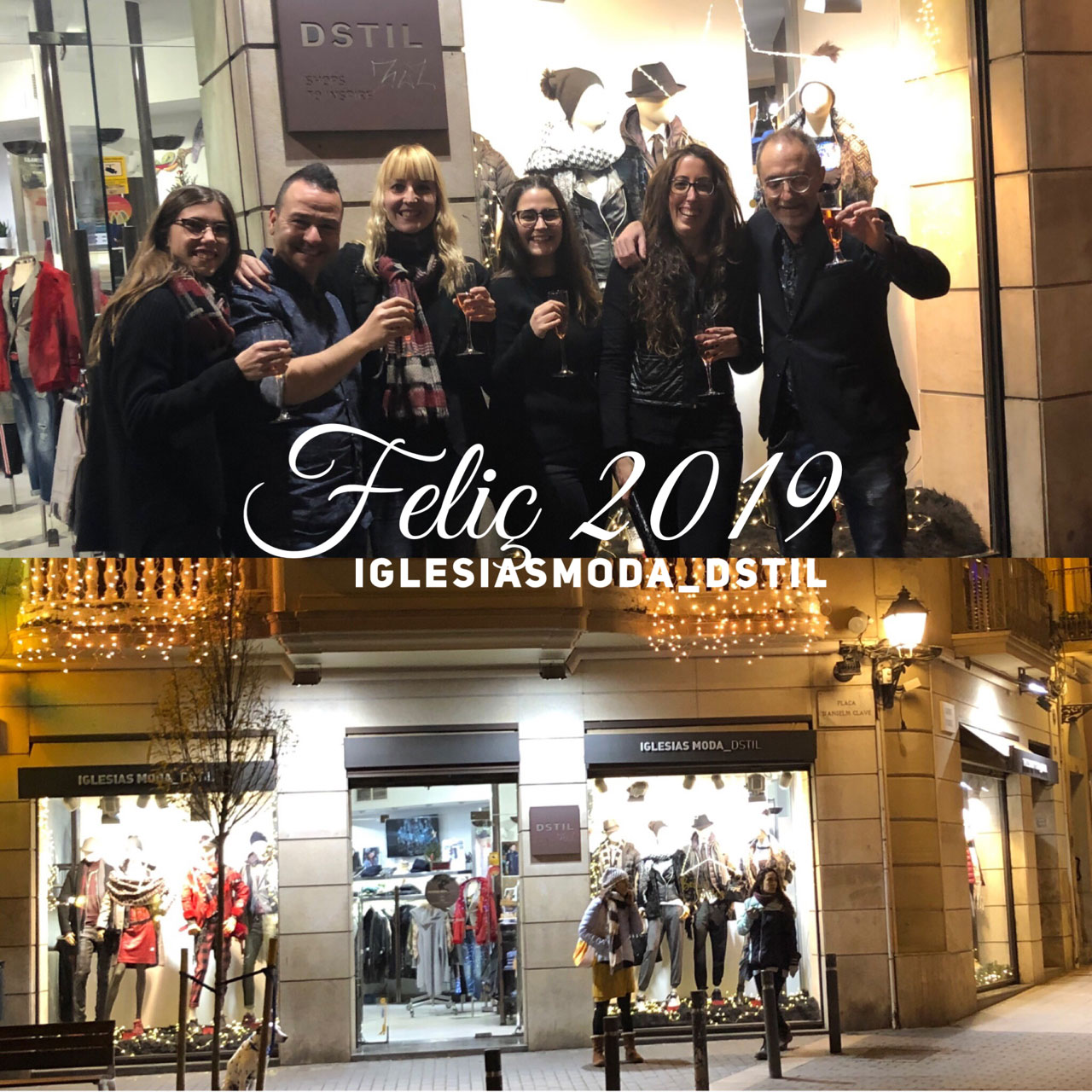 IGLESIASMODA_dstil us desitja de tot cor un Feliç 2019