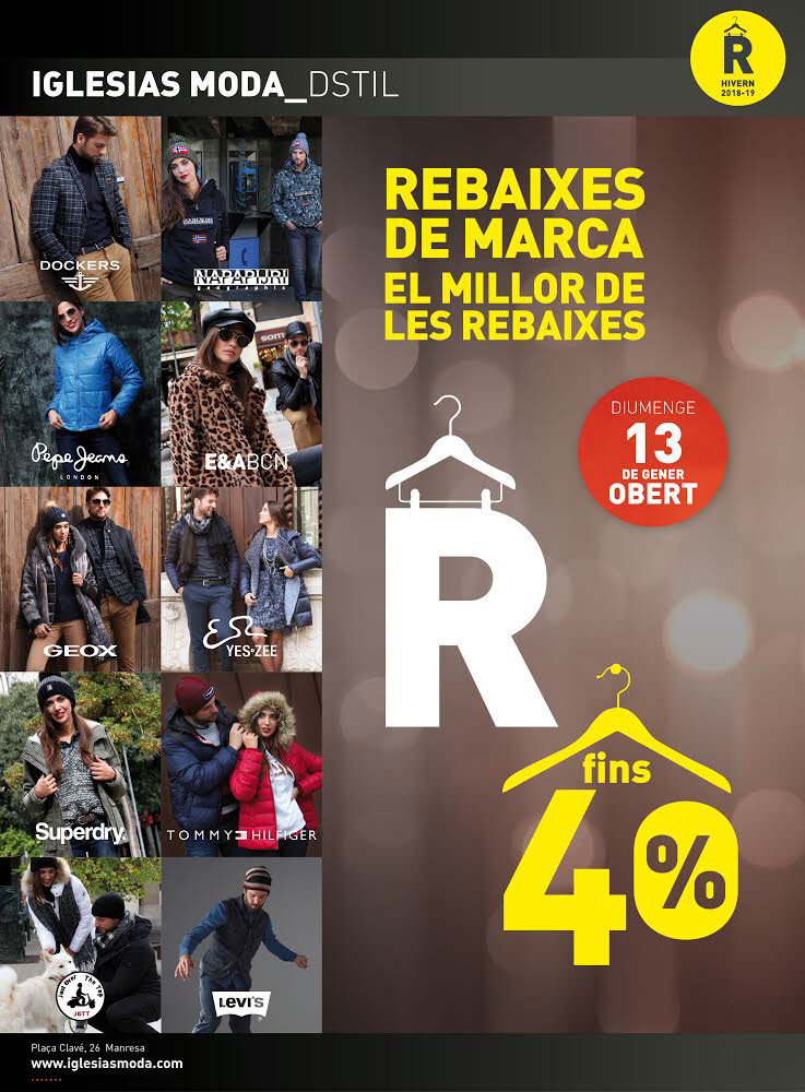 JA DE REBAIXES,DIUMENGE 13 obert: DTES FINS 40% ...
