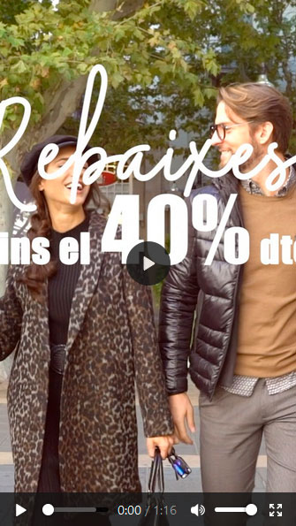SPOT REBAIXES DE FIRMA, fins 40% de DTE ... DIUMENGE 12 OBERT