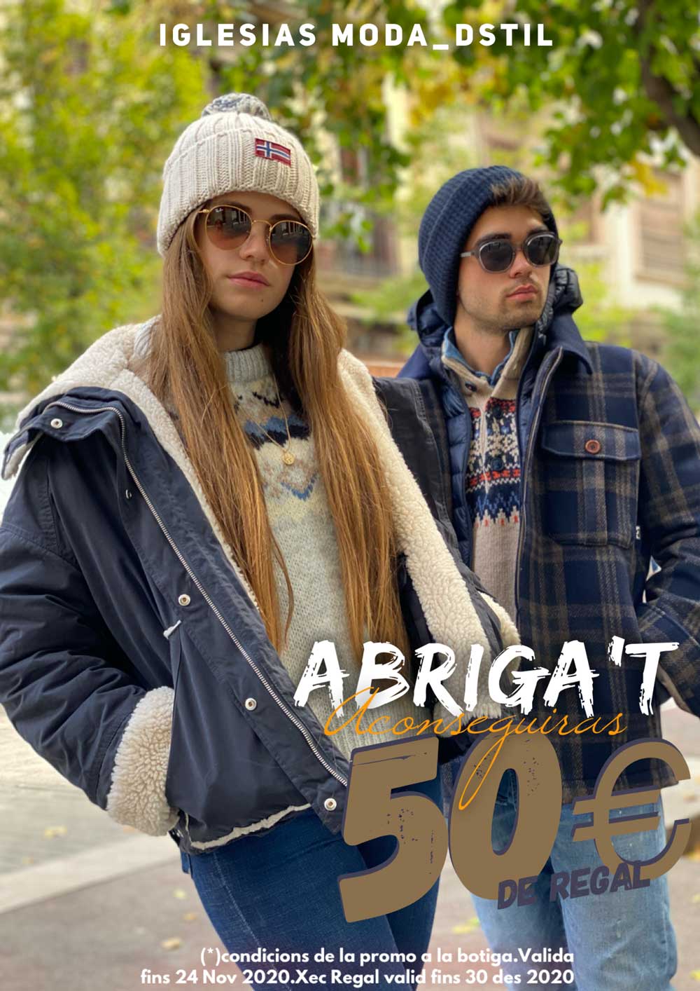 Promo ABRIGA'T: ACONSEGUIRÀS 50 € PER LA COMPRA DE LA TEVA PEÇA D'ABRIC