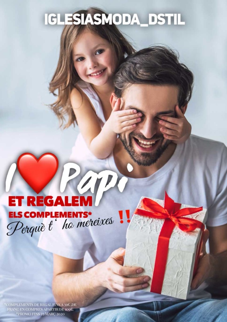Gaudeix ja de la PROMO I LOVE PAPI. Complements de regal per a tu!