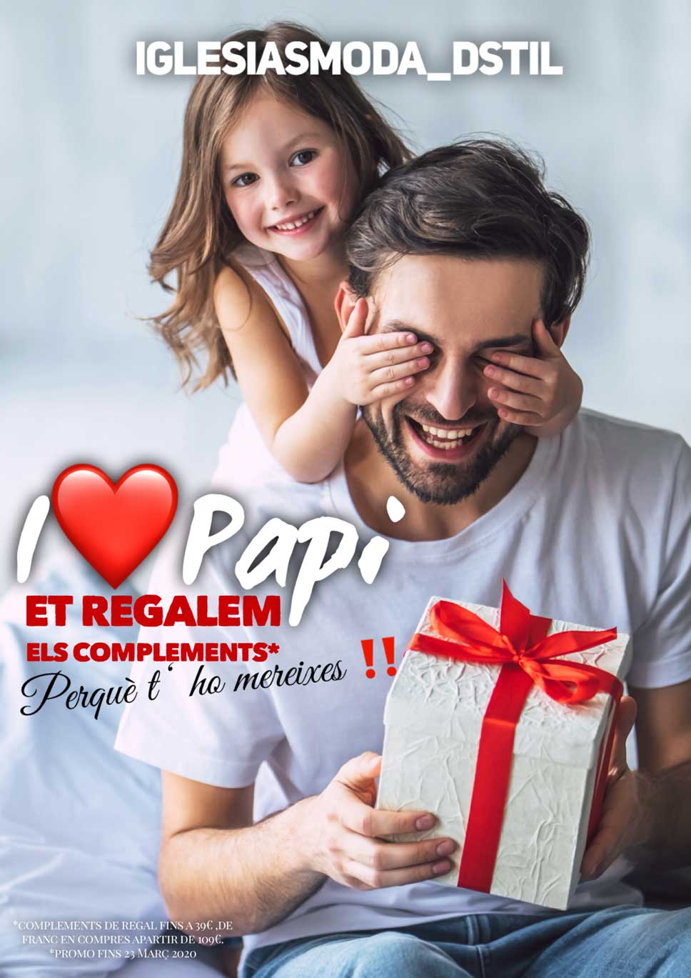 Gaudeix ja de la PROMO I LOVE PAPI. Complements de regal per a tu!