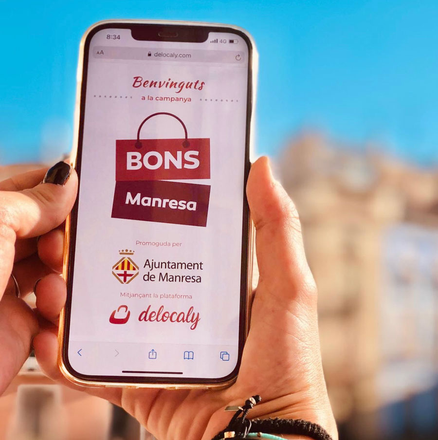 Ja tens l'app DELOCALY : Bons per a tu, pels residents a Manresa