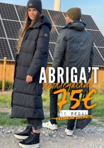 Últims dies: 75 € de regal - Promo ABRIGA'T