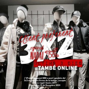 3x2 també online fins diumenge 12 a les 24h