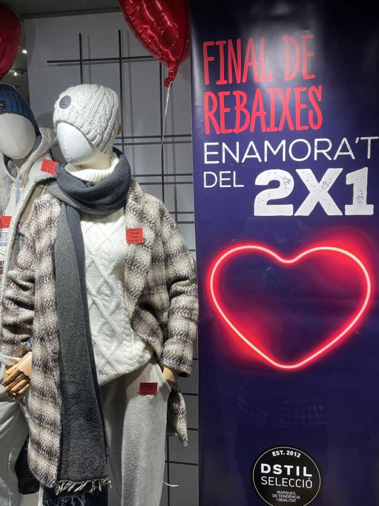 Enamora't del 2X1 i gaudeix del FINAL de les REBAIXES