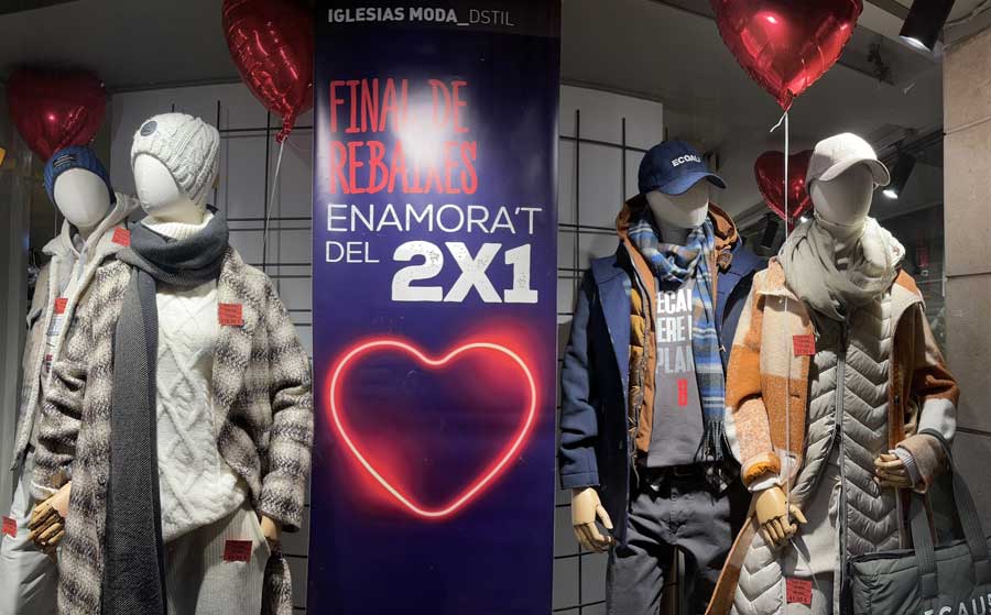 Enamora't del 2X1 i gaudeix del FINAL de les REBAIXES