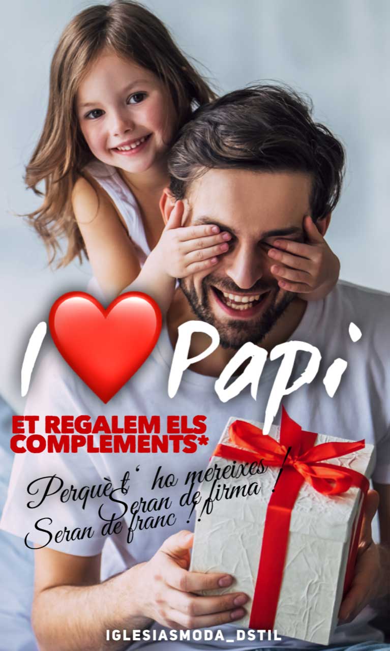 I ❤️ Papi - Complements de franc en les teves compres