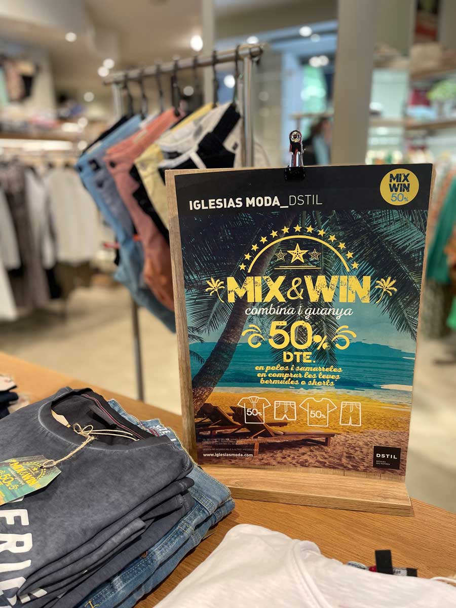 MIX & WIN 🏆, 50% de descompte en samarretes i polos 🎯