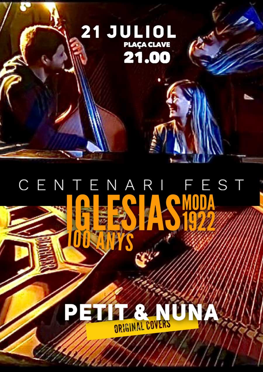 CONCERT 🎸🎙💯CENTENARI: 21h Plaça Clavé