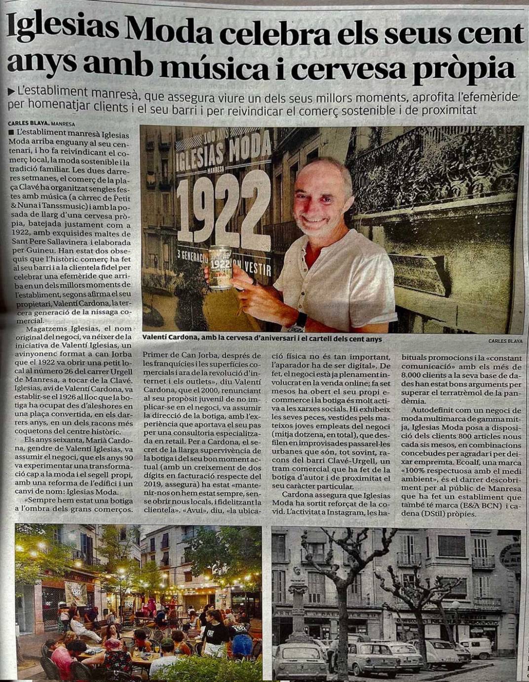 Música i cervesa pròpia 🎸🎙🍻💯 per a gaudir de cent anys d'història